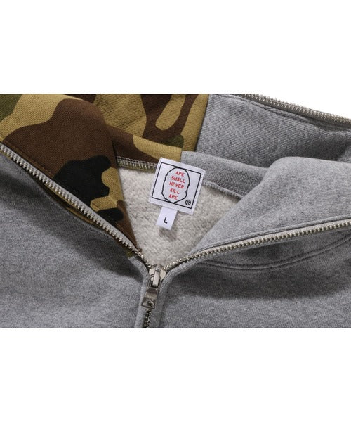 1ST SHARK FULL ZIP HOODIE グレー Detail