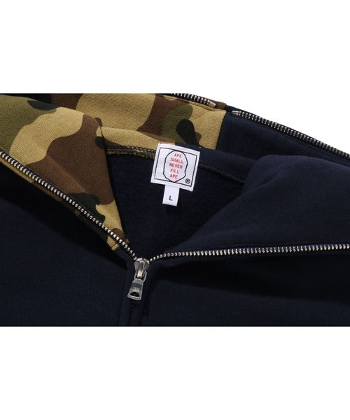 1ST SHARK FULL ZIP HOODIE ネイビー Detail