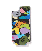 Load image into Gallery viewer, A BATHING APE BAPE MULTI CAMO LEATHER LIGHTER CASE BLACK
