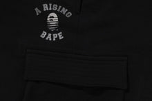 Load image into Gallery viewer, A BATHING APE A RISING BAPE MILITARY SWEAT PANTS RELAXED FIT BLACK
