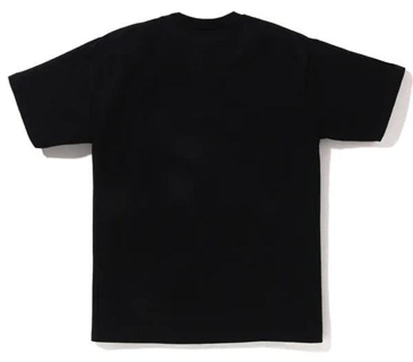 A BATHING APE BAPE APE PIRATE MILO ON APE HEAD TEE BLACK