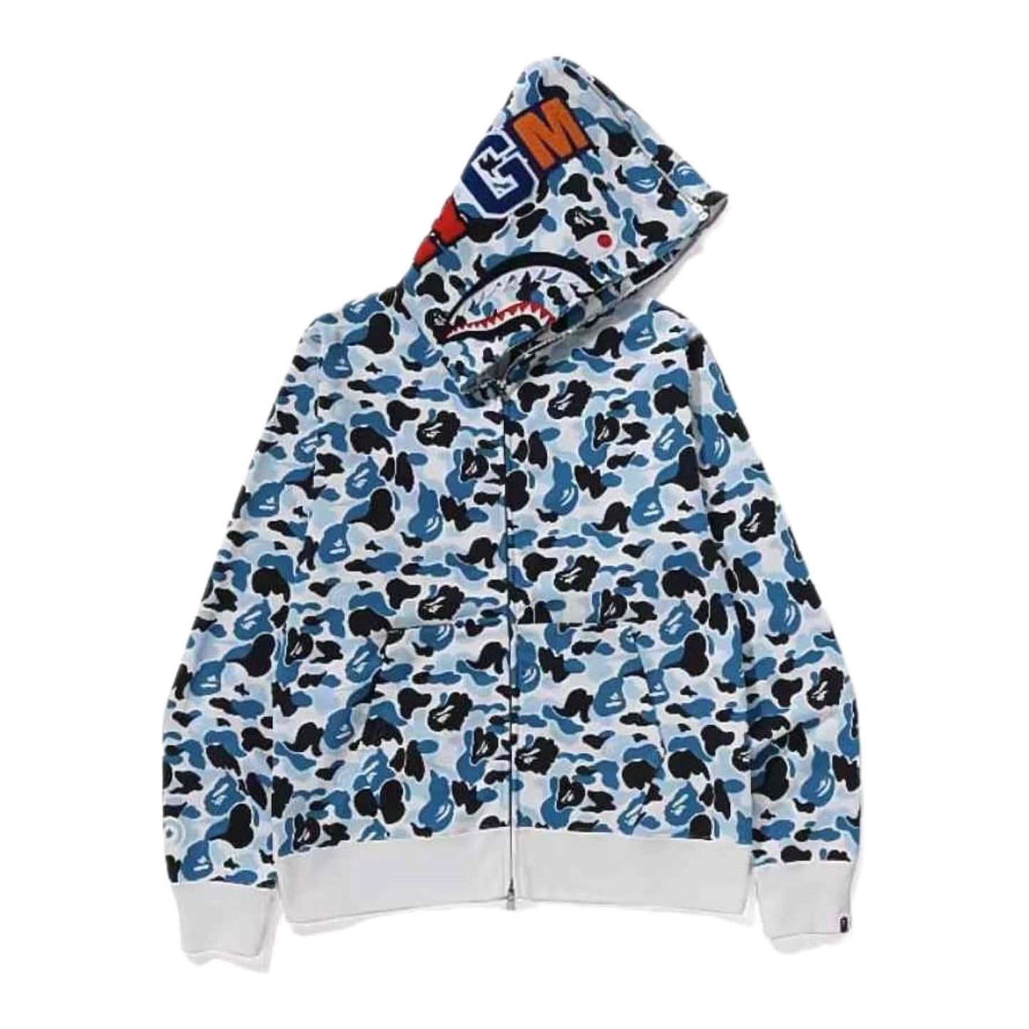 A BATHING APE BAPE CHINA LIMITED COLLECTION BAPE STORE SHENYANG SEPARATE SHARK FULL ZIP HOODIE