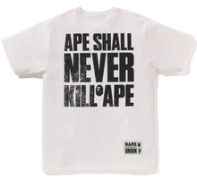 Load image into Gallery viewer, A BATHING APE BAPE UNION WASHED STA TEE WHITE
