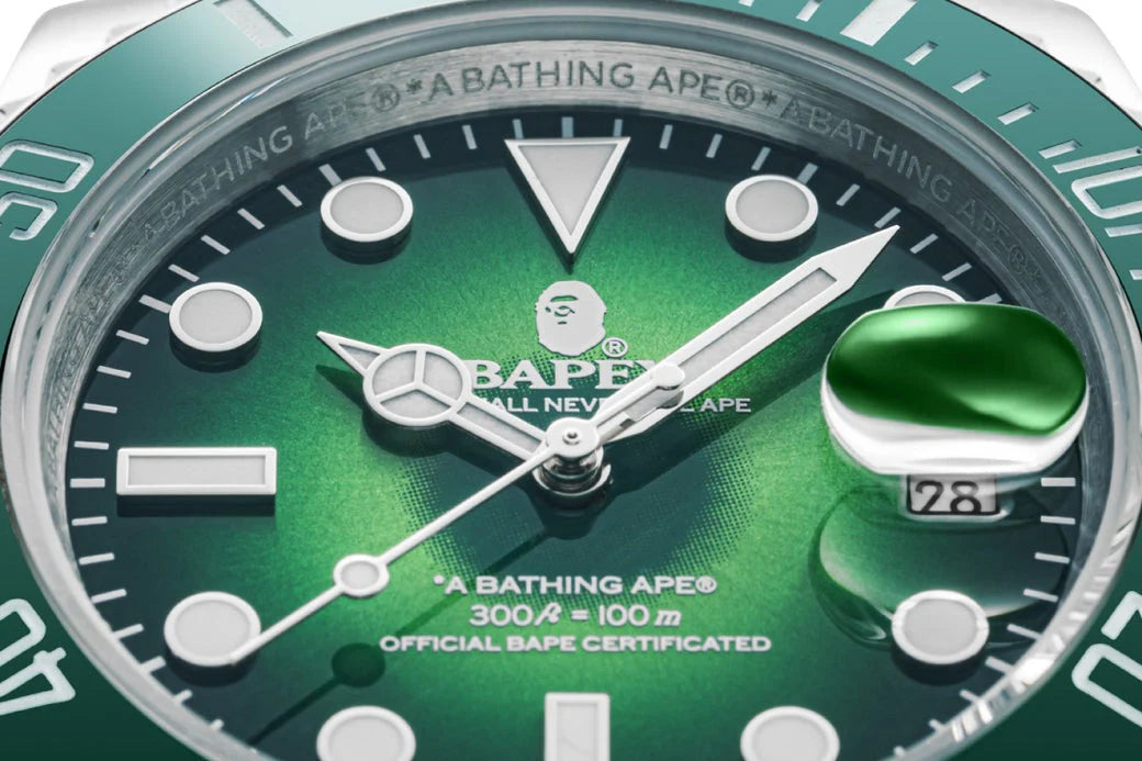 A BATHING APE BAPE TYPE 1 BAPEX GREEN