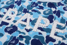 Load image into Gallery viewer, A BATHING APE BAPE ABC CAMO CRYSTAL STONE CREWNECK BLUE
