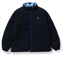 Load image into Gallery viewer, A BATHING APE BAPE ABC CAMO REVERSIBLE DOWN JACKET BLUE
