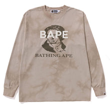 Load image into Gallery viewer, A BATHING APE BAPE TIE DYE BATHING APE L/S TEE BEIGE
