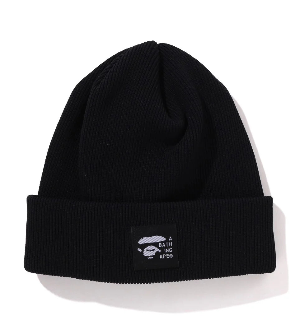 A BATHING APE BAPE LOGO KNIT CAP