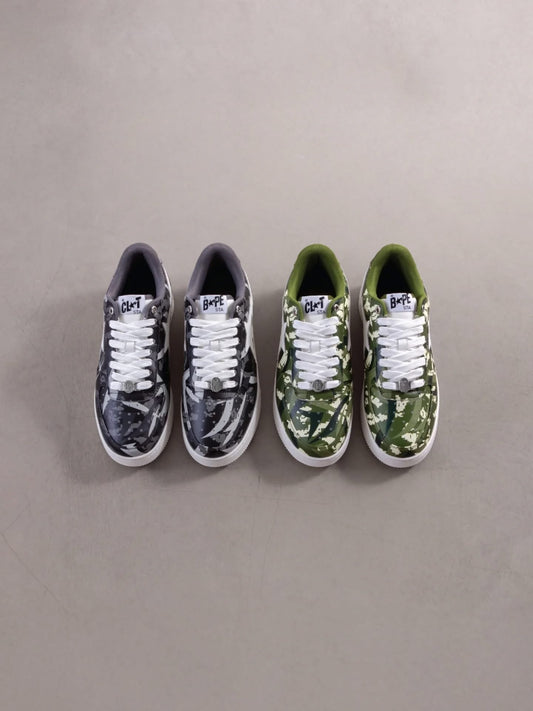 A BATHING APE BAPE CLOT CAMO BAPE STA BLACK