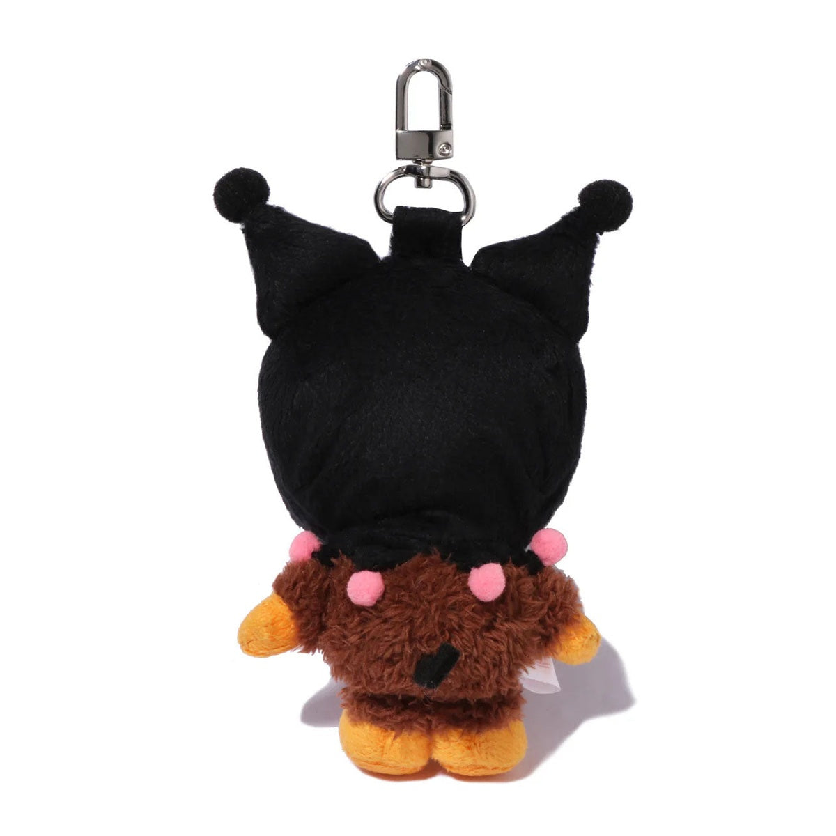 A BATHING APE BAPE SANRIO CHARACTERS PLUSH DOLL KEYCHAIN KUROMI BLACK