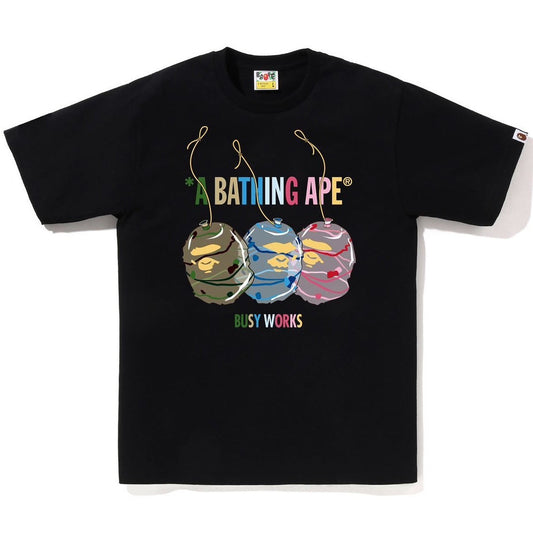 A BATHING APE BAPE WATER YOYO APE HEAD TEE BLACK