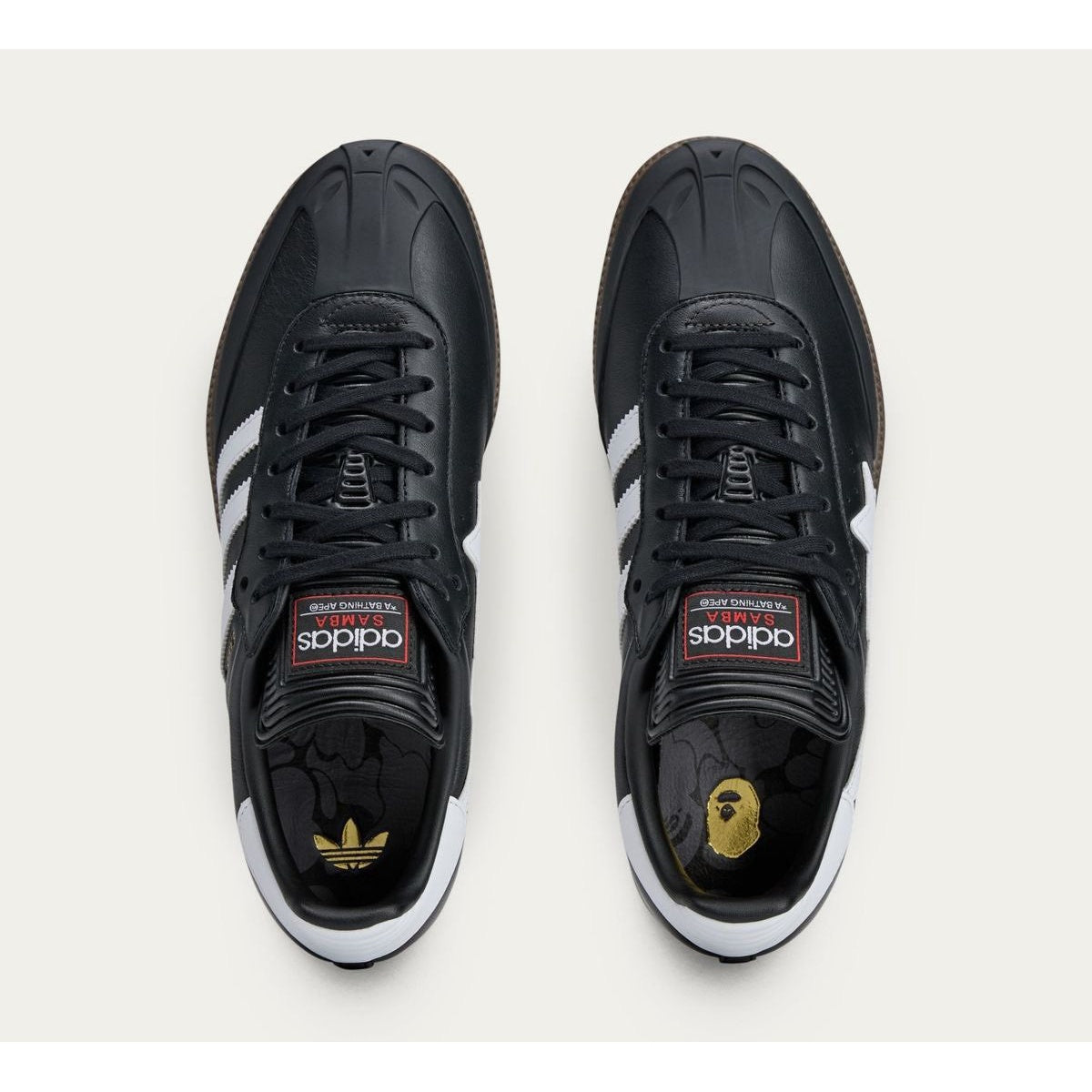A BATHING APE BAPE ADIDAS - SAMBA BLACK
