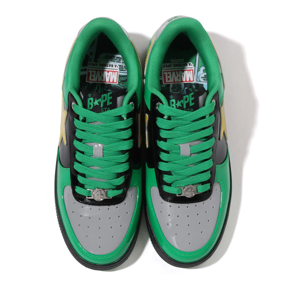 A BATHING APE BAPE STA BAPE F4 MARVEL THE FANTASTIC 4 DR.DOOM GREEN