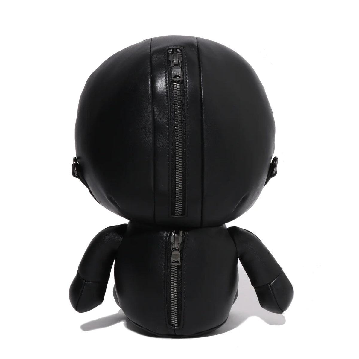 A BATHING APE BAPE × COMME des GARCONS CDG OSAKA BABY MILO LEATHER SHOULDER BAG BLACK