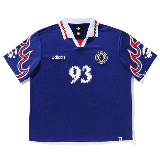 A BATHING APE BAPE ADIDAS World Cup Pack FLAME JERSEY BLUE