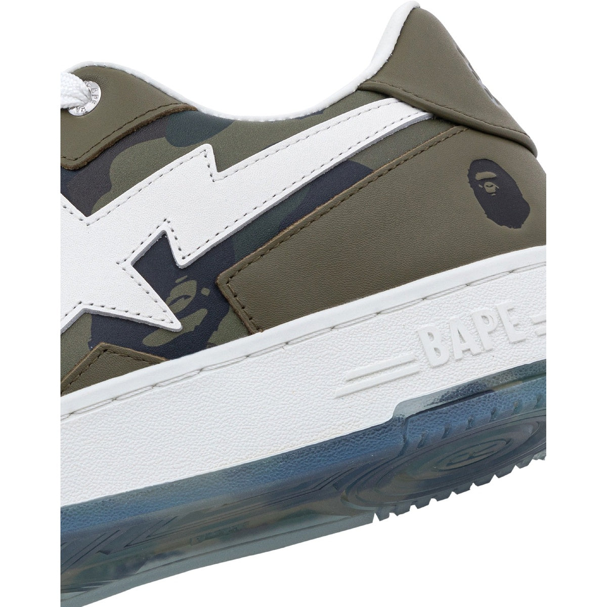 A BATHING APE BAPE STA ICON #2 OLIVE