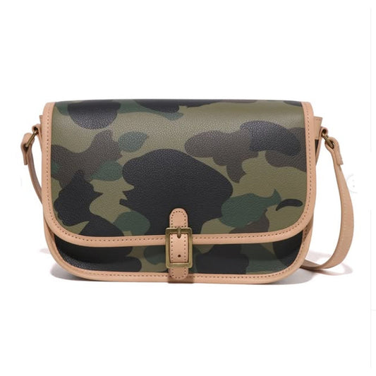 A BATHING APE BAPE 1ST CAMO SHOULDER BAG GREEN
