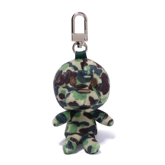 A BATHING APE BAPE LADIES' BABY MILO PLUSH DOLL KEY CHAIN GREEN