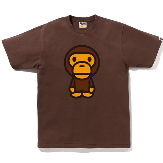A BATHING APE BAPE BIG BABY MILO TEE BROWN