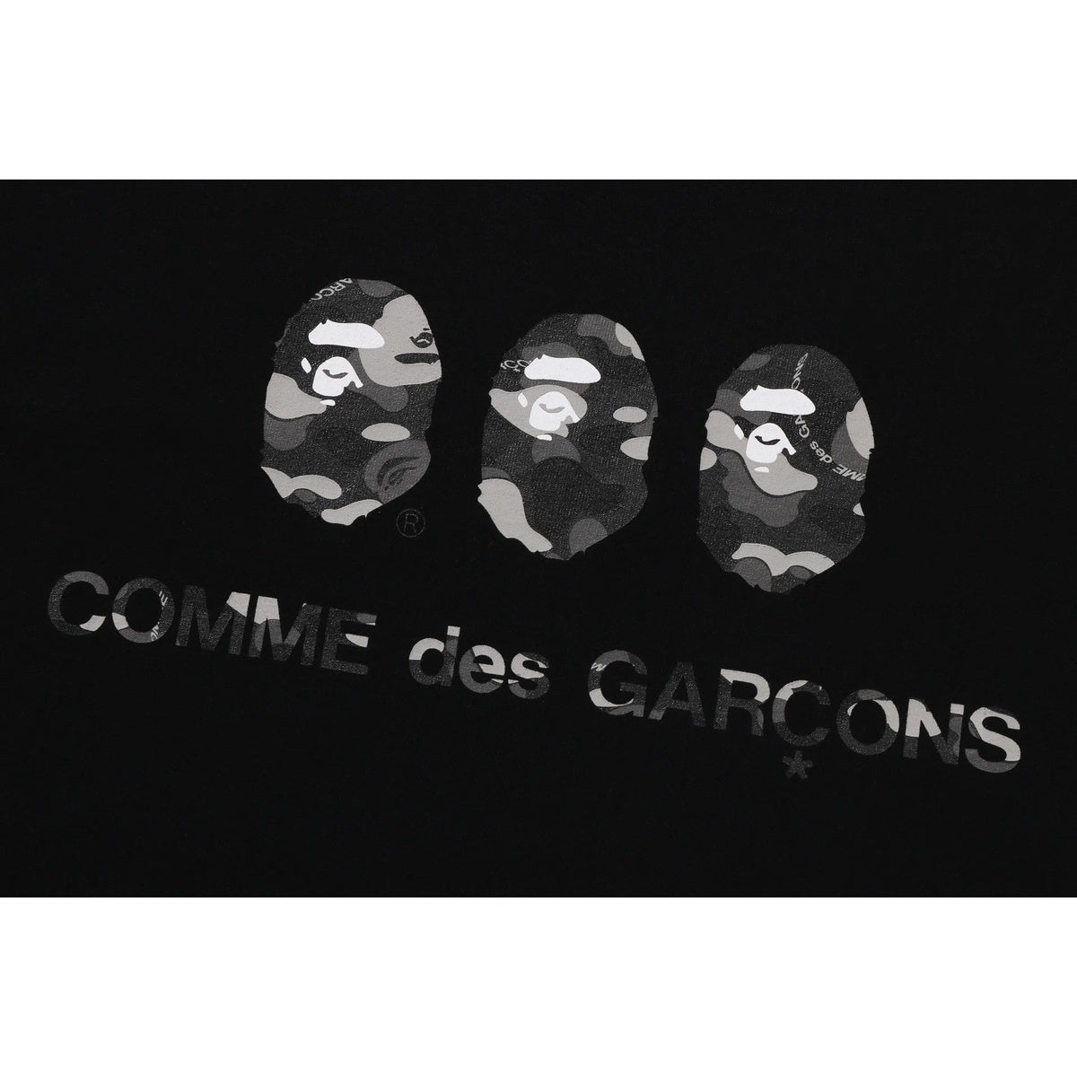 A BATHING APE COMME des GARÇONS CDG OSAKA BAPE TEE #1 BLACK