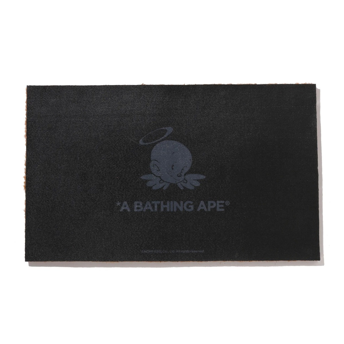 A BATHING APE BAPE SAINT MXXXXXX DOORMAT BLACK