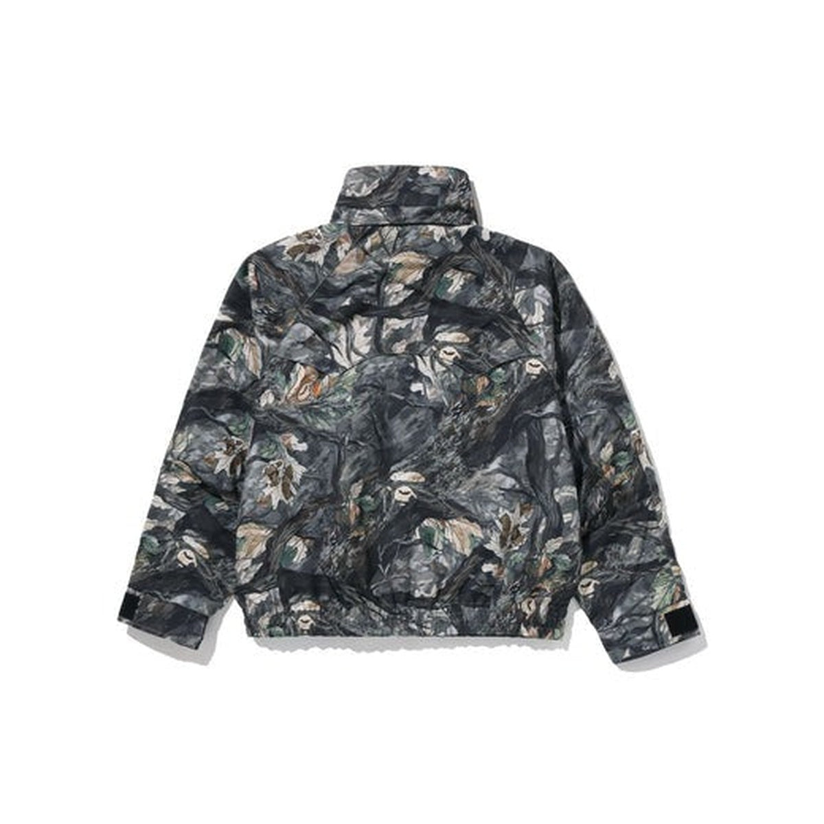 A BATHING APE BAPE TREE EDGE CAMO HOODED SNOWBOARD JACKET BROWN