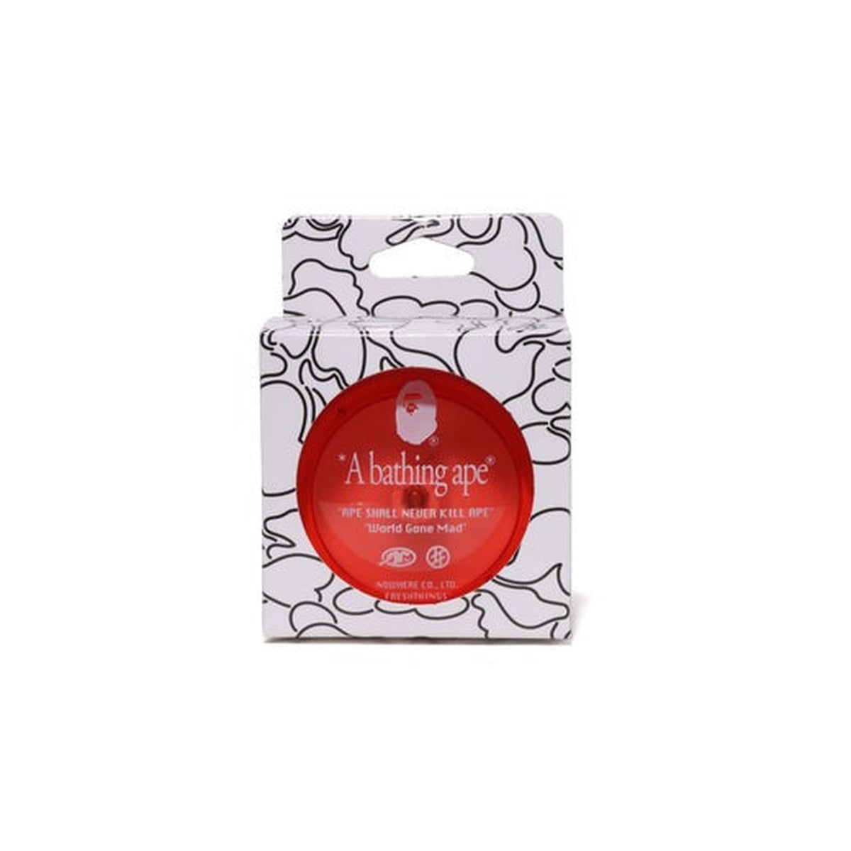 A BATHING APE BAPE FRESHTHINGS TRANSLUCENT YOYO RED