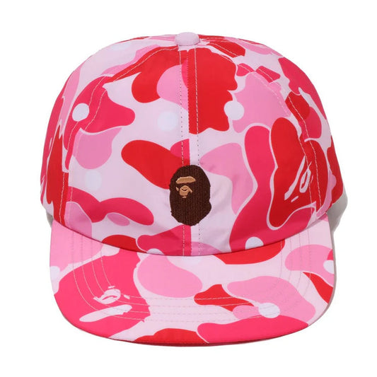 A BATHING APE BAPE ABC DOT CAMO ONE POINT PANEL CAP PINK