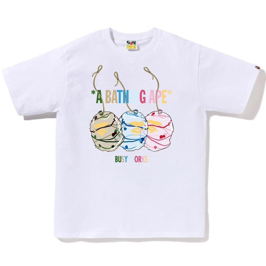 A BATHING APE BAPE WATER YOYO APE HEAD TEE WHITE