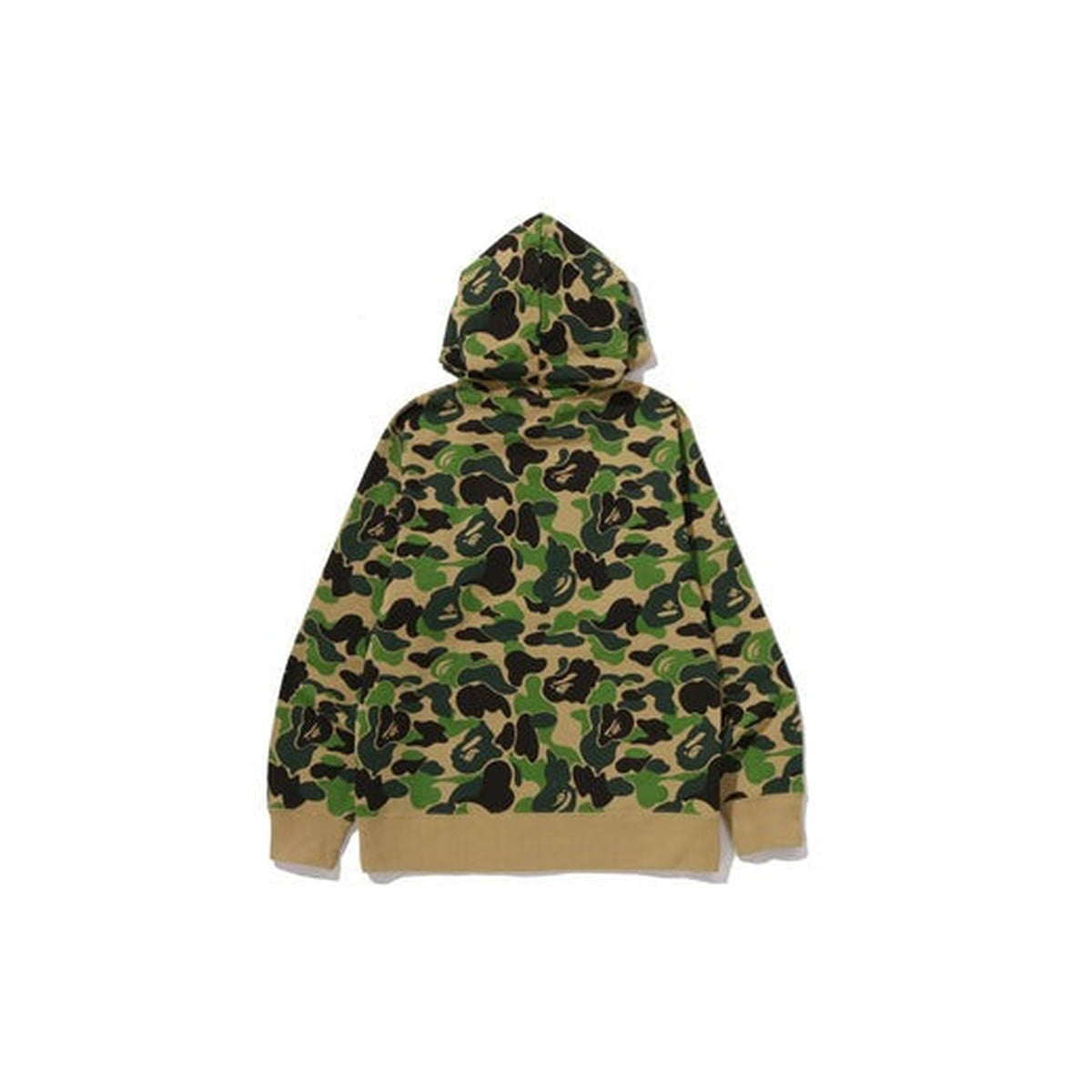 A BATHING APE ABC CAMO BAPE STA PULLOVER HOODIE GREEN