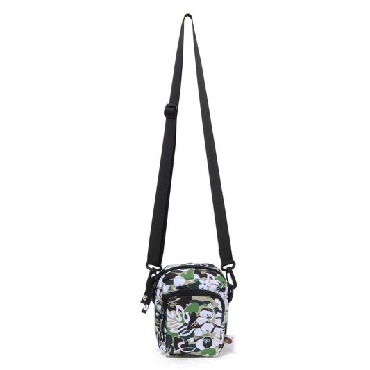A BATHING APE BAPE ABC RESORT CAMO MINI SHOULDER BAG GREEN