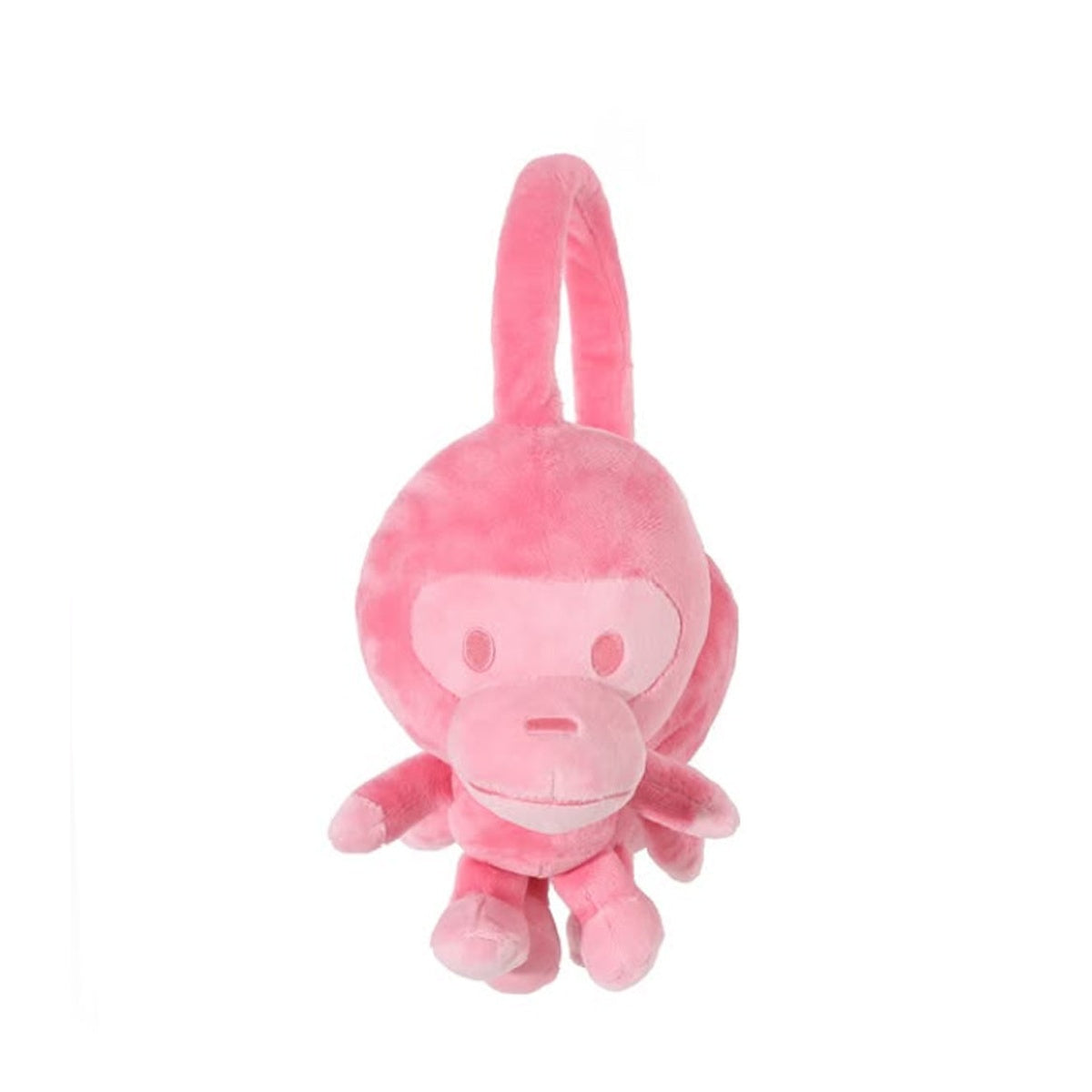 A BATHING APE BAPE LADIES' BABY MILO EAR MUFFS PINK
