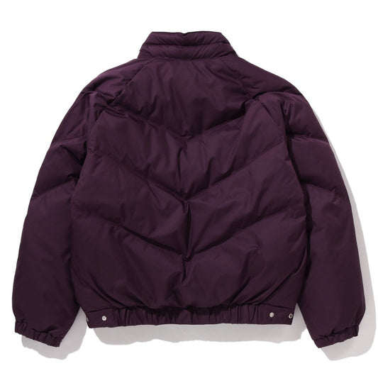 A BATHING APE BAPE B BOY DOWN JACKET PURPLE