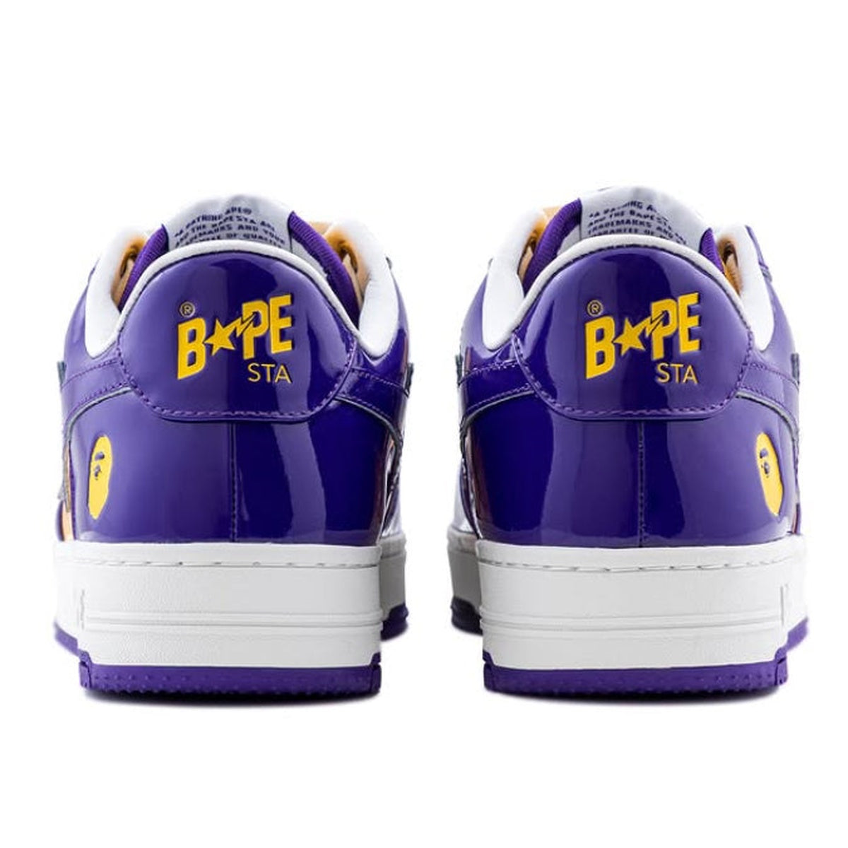 A BATHING APE BAPE STA #4 PURPLE