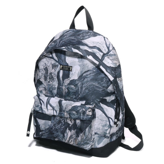 A BATHING APE BAPE TREE EDGE CAMO DAYPACK WHITE