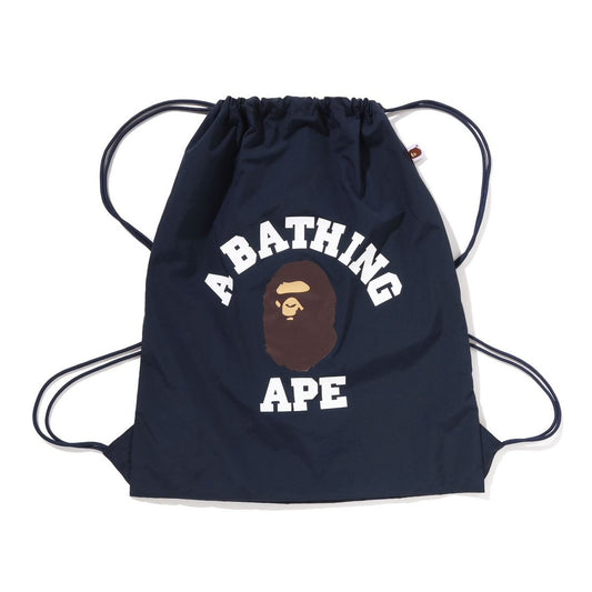 A BATHING APE BAPE COLLEGE KNAPSACK NAVY