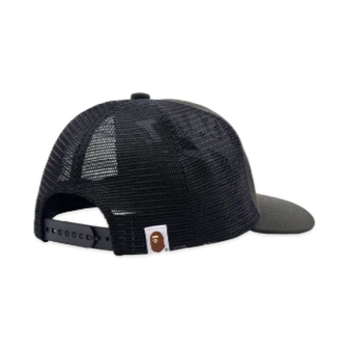 A BATHING APE BAPE SAINT MXXXXXX SAINT STA MESH CAP BLACK