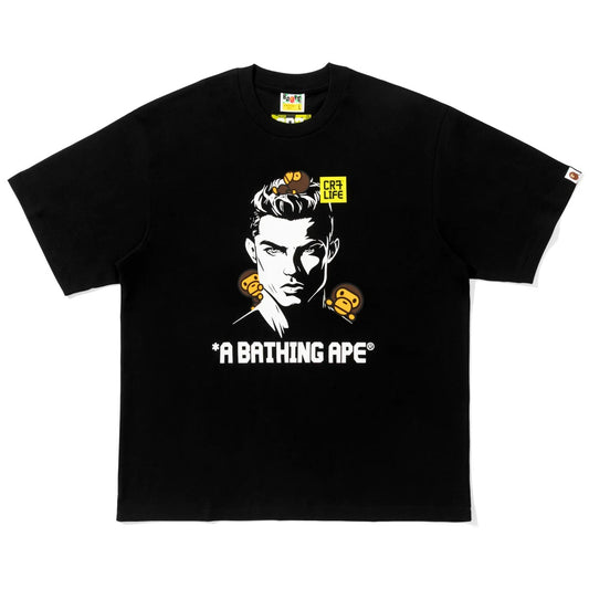 A BATHING APE BAPE CR7 LIFE BABY MILO RELAXED FIT TEE #2 BLACK