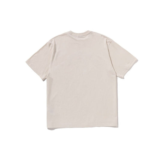 A BATHING APE BAPE COLOR STONE COLLEGE RELAXED FIT TEE WHITE