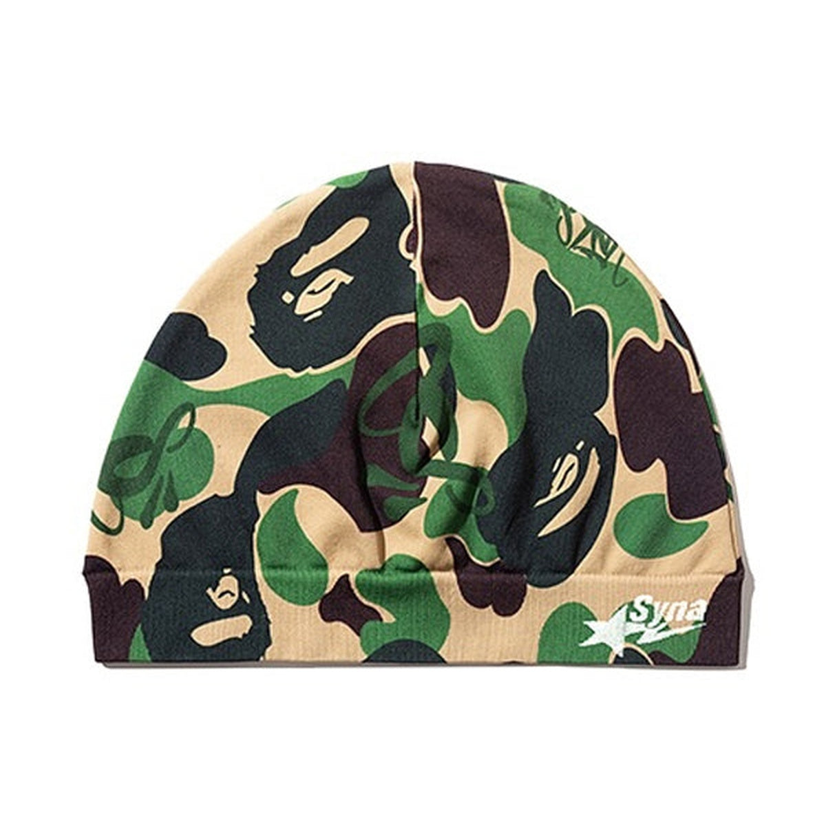 A BATHING APE BAPE SPOTIFY BY CENTRAL CEE ABC CAMO SKULL CAP GREEN