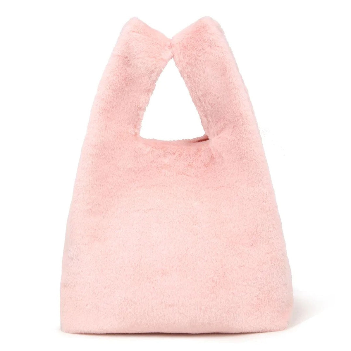 A BATHING APE BAPE BABY MILO STORE BABY MILO FUR TOTE BAG PINK