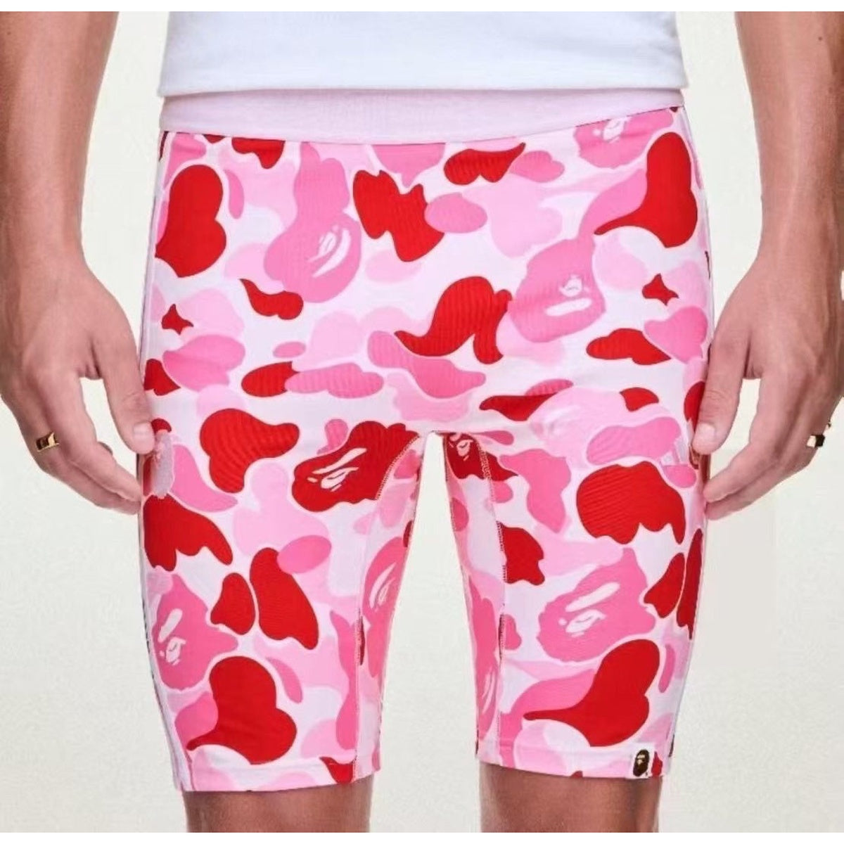 A BATHING APE BAPE ADIDAS - FB TIGHTS PINK