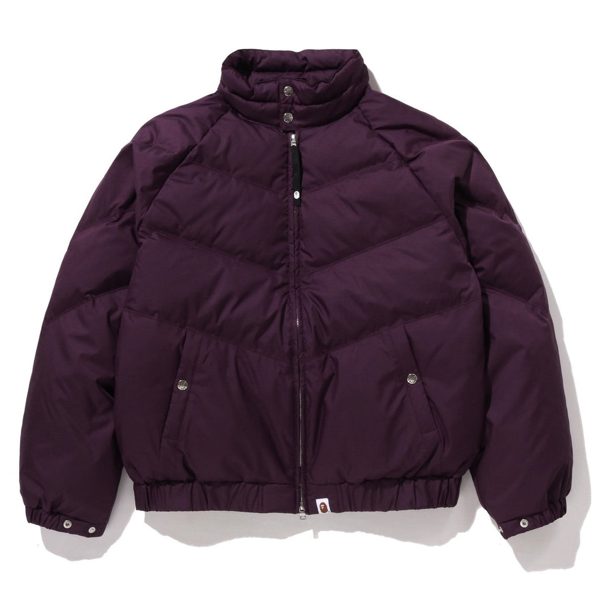 A BATHING APE BAPE B BOY DOWN JACKET PURPLE