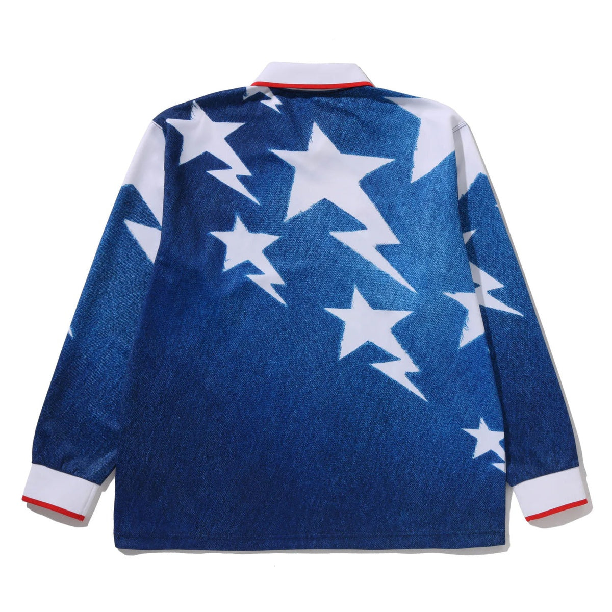 A BATHING APE BAPE ADIDAS World Cup Pack L/S STA JERSEY BLUE