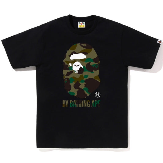 A BATHING APE BAPE 1ST CAMO BY BATHING APE TEE BLACK GREEN