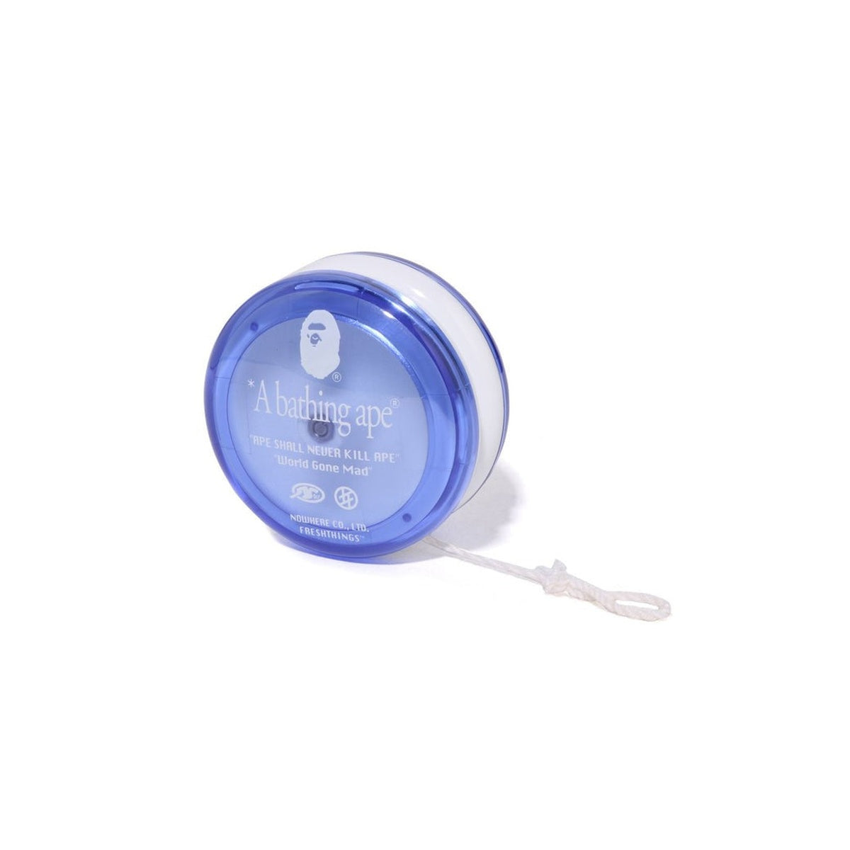 A BATHING APE BAPE FRESHTHINGS TRANSLUCENT YOYO BLUE
