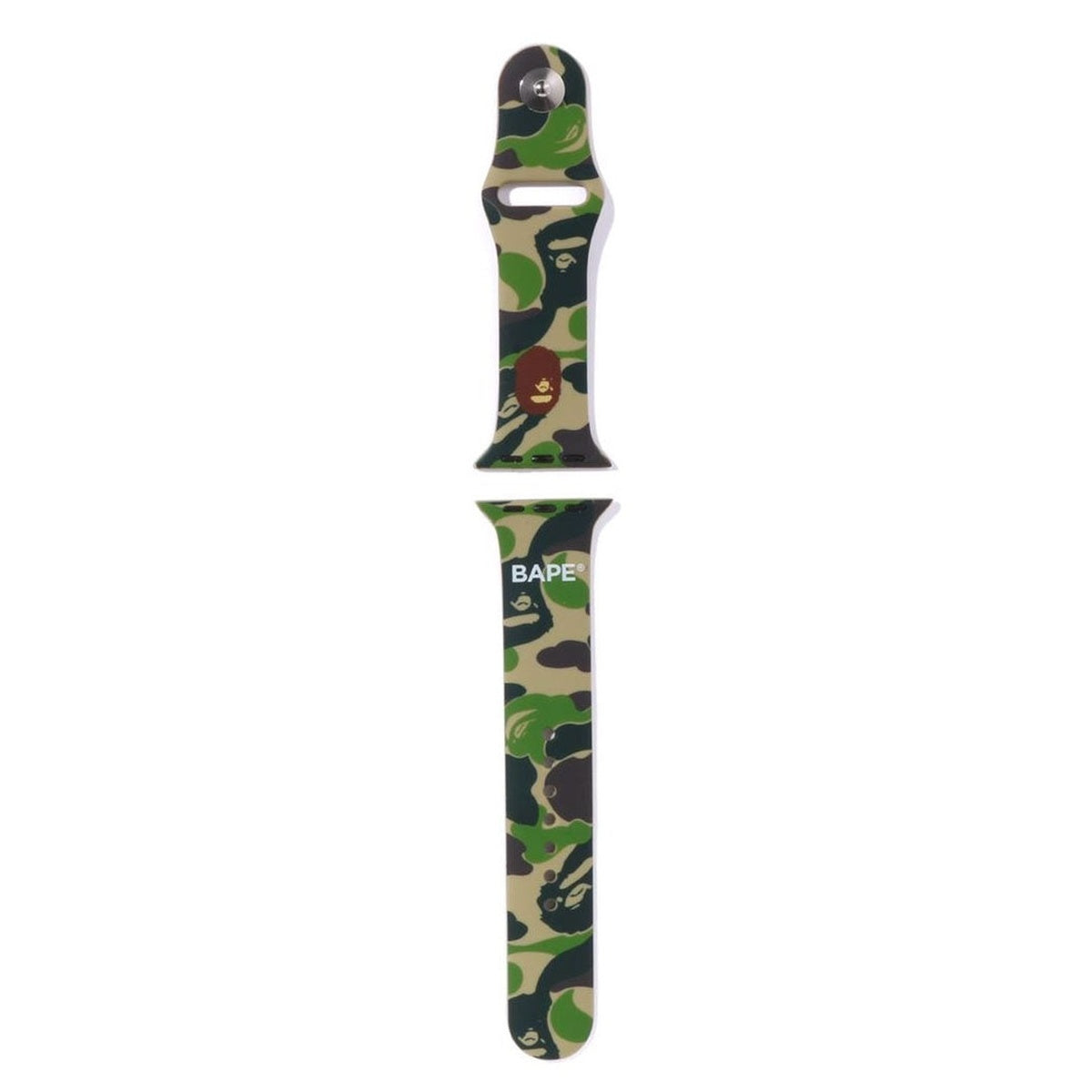 A BATHING APE BAPE ABC CAMO WATCH BAND FOR APPLE WATCH GREEN