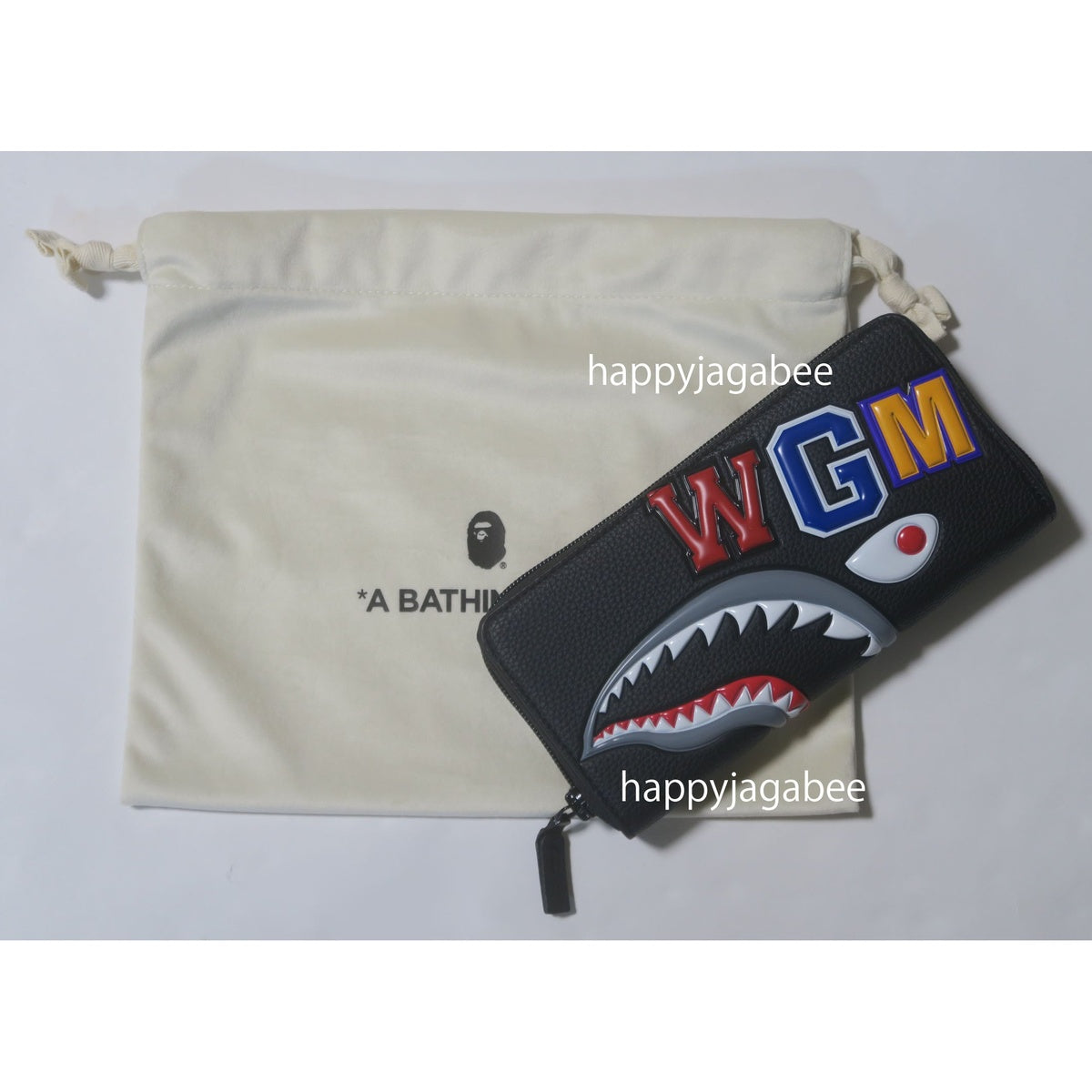 A BATHING APE BAPE SHARK LONG WALLET