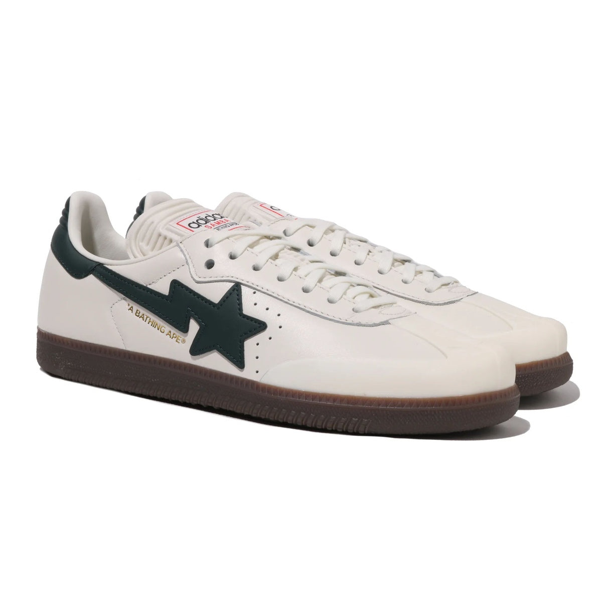 A BATHING APE BAPE ADIDAS World Cup Pack SAMBA IVORY