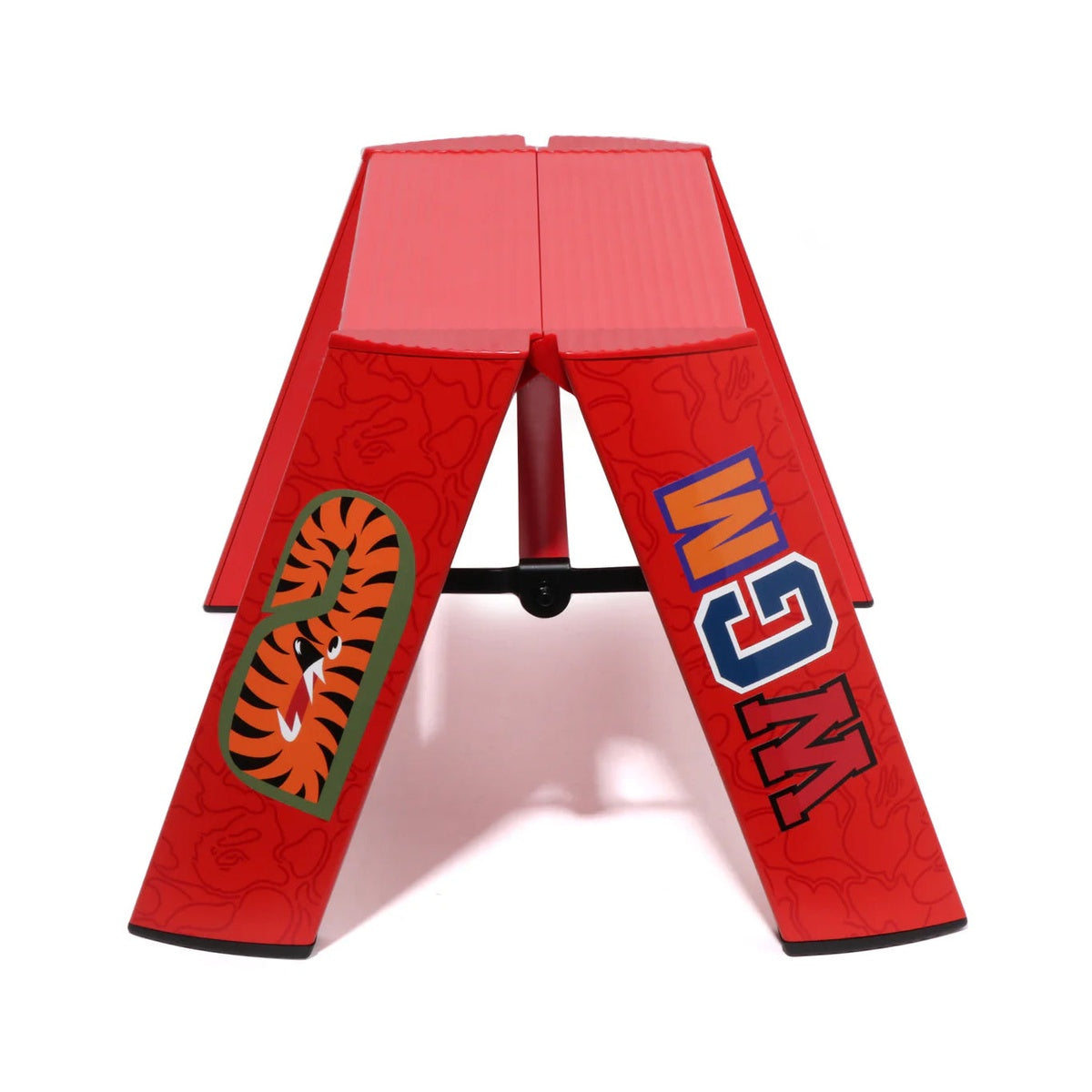 A BATHING APE BAPE LUCAMO - SHARK 1 STEP RED